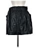 Zara Basic 100% Polyurethane Black Faux Leather Skirt Size M - photo 2