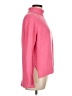 Flat White Solid Pink Turtleneck Sweater Size L - photo 4