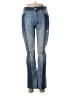 Free People Color Block Blue Jeans Size 26 waist - photo 1