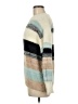 Rain + Rose 100% Polyamide Stripes Ivory Pullover Sweater Size M - photo 5