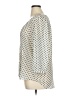 Elle 100% Polyester Polka Dots Ivory 3/4 Sleeve Blouse Size XL - photo 5