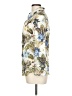 David Cline Floral Ivory Long Sleeve Blouse Size L - photo 5