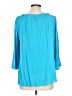 Chico's 100% Viscose Teal 3/4 Sleeve Blouse Size Lg (2) - photo 2