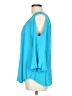 Chico's 100% Viscose Teal 3/4 Sleeve Blouse Size Lg (2) - photo 5