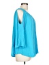 Chico's 100% Viscose Teal 3/4 Sleeve Blouse Size Lg (2) - photo 4