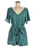 Shein Hearts Teal Blue Romper Size 8 - 10 - photo 1