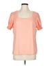 Assorted Brands Orange Short Sleeve Top Size L - photo 1