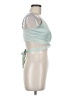 Shein Green Sleeveless Blouse Size 6 - photo 4