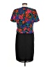 Shomi 100% Polyester Print Black Casual Dress Size 8 - photo 2
