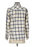 J.Crew 100% Cotton Plaid Ivory Long Sleeve Button-Down Shirt Size 4 - photo 2
