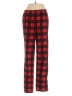 Target Plaid Red Casual Pants Size XS - photo 1