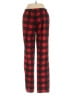 Target Plaid Red Casual Pants Size XS - photo 2