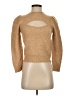 Greylin Metallic Tan Turtleneck Sweater Size S - photo 1