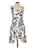Assorted Brands 100% Rayon Floral Ivory Cocktail Dress Size L - photo 1