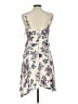 Assorted Brands 100% Rayon Floral Ivory Cocktail Dress Size L - photo 2