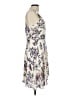 Assorted Brands 100% Rayon Floral Ivory Cocktail Dress Size L - photo 4