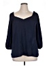 Vince Camuto 100% Polyester Blue 3/4 Sleeve Blouse Size 1X - photo 1