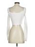 Shein White Long Sleeve Blouse Size 4 - photo 2