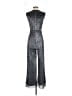 Halogen Tweed Silver Jumpsuit Size XS - photo 2