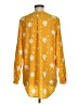 Madison 100% Polyester Yellow Long Sleeve Blouse Size M - photo 2