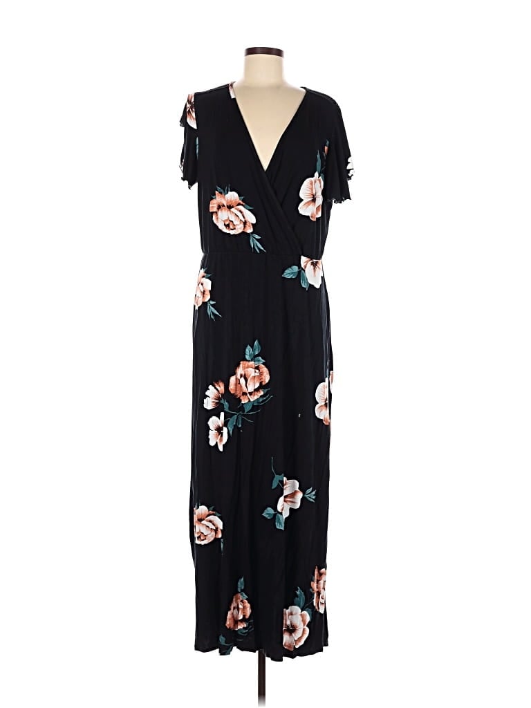 Pre-owned Loveappella Casual Dress In Black