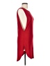 Unbranded Solid Red Casual Dress Size L - photo 4