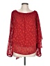 Festi 100% Polyester Red 3/4 Sleeve Blouse Size Lg Plus (0) - photo 1
