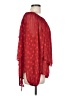 Festi 100% Polyester Red 3/4 Sleeve Blouse Size Lg Plus (0) - photo 4