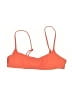 Unbranded Solid Orange Swimsuit Top Size M - photo 1