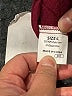 Unbranded Solid Burgundy Long Sleeve Blouse Size L - photo 8