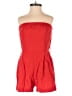 Monteau Solid Red Romper Size S - photo 1