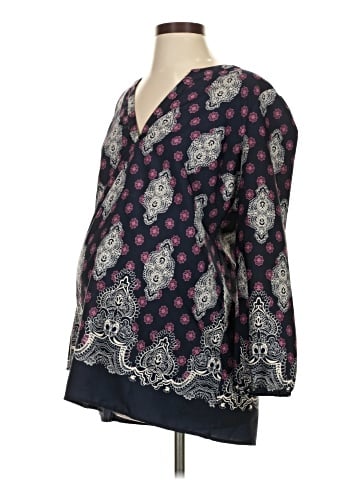 Motherhood 3/4 Sleeve Blouse (view 1)