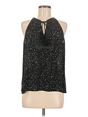Greylin Sleeveless Silk Top (view 1)