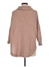 Express Tan Pink Turtleneck Sweater Size M - photo 2