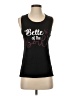 Bella Black Sleeveless T-Shirt Size S - photo 1