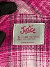 Justice Pink Long Sleeve Button-Down Shirt Size 7/8 - photo 3