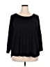 Meri Skye Black 3/4 Sleeve Top Size 2X - photo 1