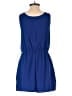 the pulse boutique 100% Polyester Solid Blue Romper Size S - photo 2