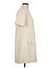 Zara Solid Ivory Casual Dress Size L - photo 4