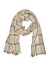 Vince Camuto 100% Polyester Ivory Tan Scarf One size - photo 1