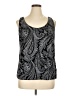Alex Evenings Black Sleeveless Top Size 1X - photo 1