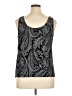 Alex Evenings Black Sleeveless Top Size 1X - photo 2