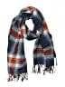 Merona 100% Acrylic Plaid Blue Scarf One size - photo 1