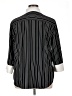 Fred David Stripes Black 3/4 Sleeve Blouse Size 1X - photo 2