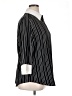 Fred David Stripes Black 3/4 Sleeve Blouse Size 1X - photo 4