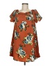 Mine Orange Casual Dress Size M - photo 1