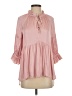 Love Token 100% Polyester Pink 3/4 Sleeve Blouse Size XS - photo 1