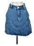 Obey 100% Cotton Blue Denim Skirt Size 24 waist - photo 1