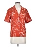 Shein Orange Short Sleeve Blouse Size 4 - photo 1