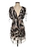 Jordan Taylor 100% Polyester Animal Print Gray Cocktail Dress Size S - photo 1